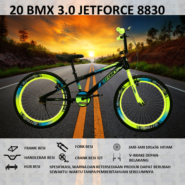 SEPEDA BMX 20 BMX 3.0 JETFORCE 8830 BAN JUMBO