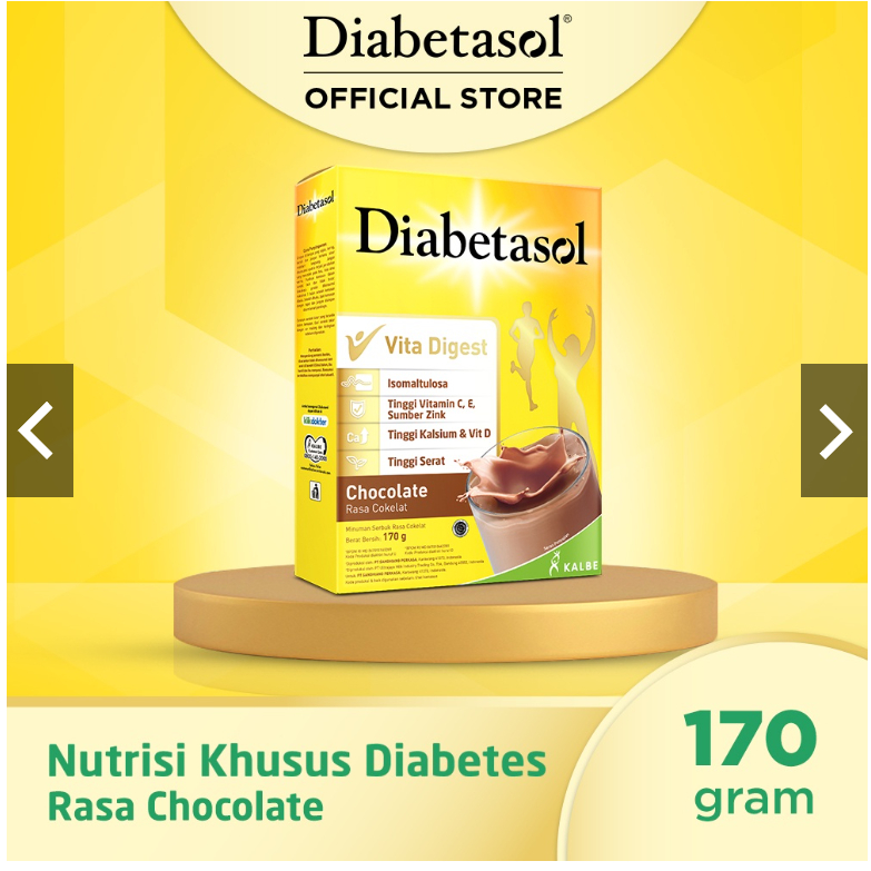 

DIABETASOL COKLAT 170GRM