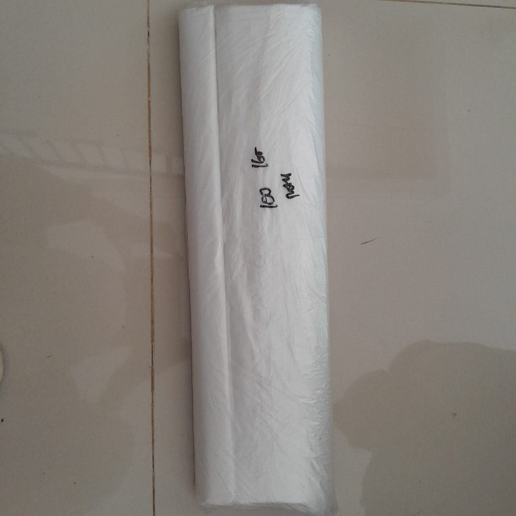 LAUNDRY BAG PLASTIK PE TAS LAUNDRY PUTIH SUSU POLOS