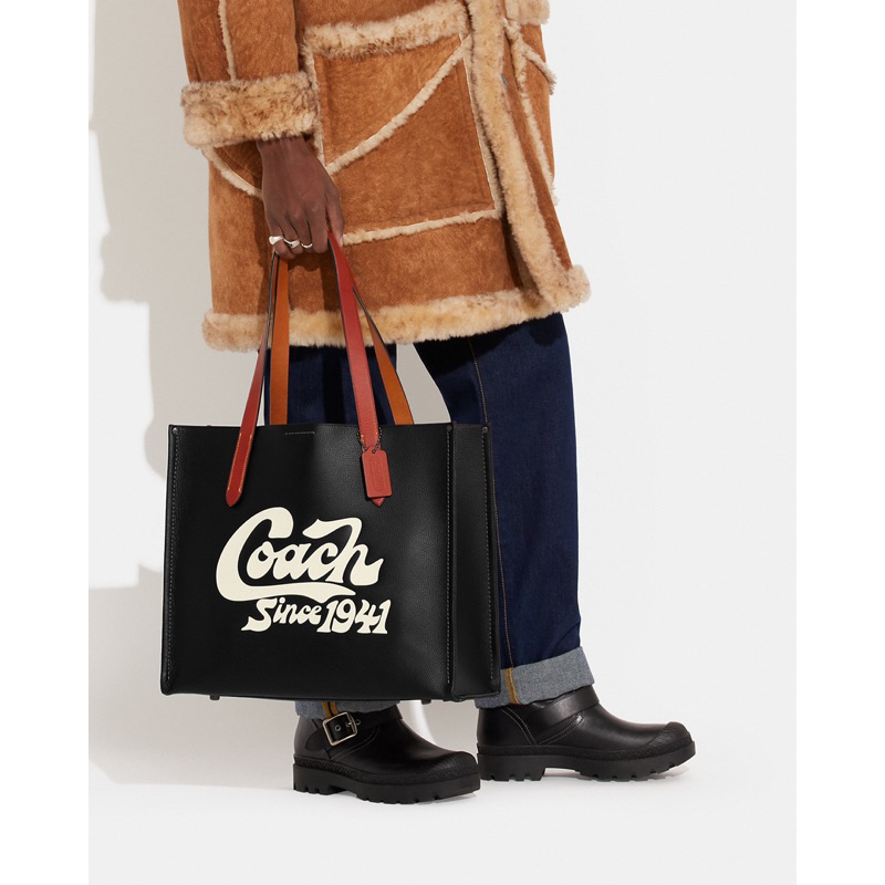 Coach Relay Tote With Coach Graphic (CC 766)