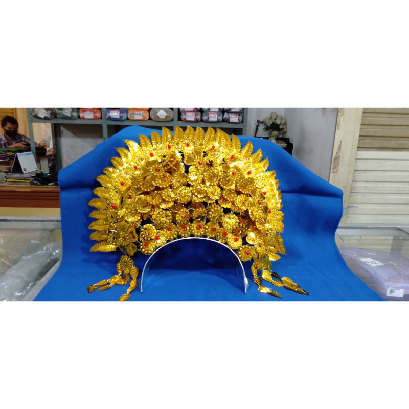 Mahkota Suntiang Pengantin Padang Gold