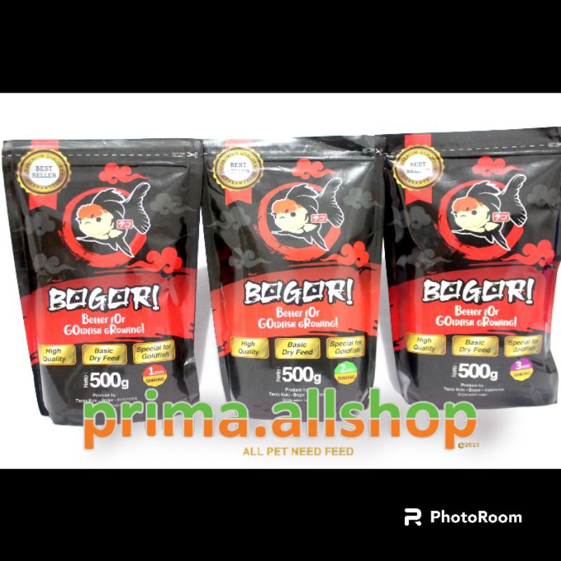 BOGOR PELET IKAN KOKI BLACK & GROWTH SINKING