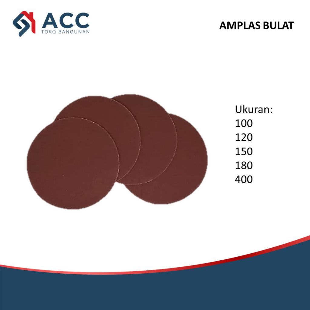 AMPLAS BULAT GRID / AMPLAS SEDANG / AMPLAS HALUS