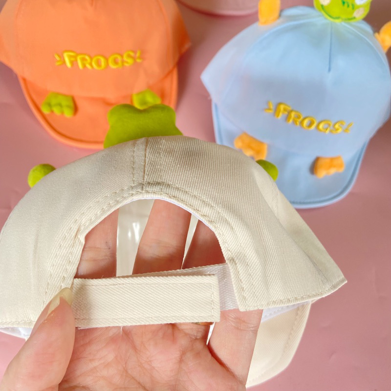 Topi Pet Baby Balita Import Frog Cute 3D