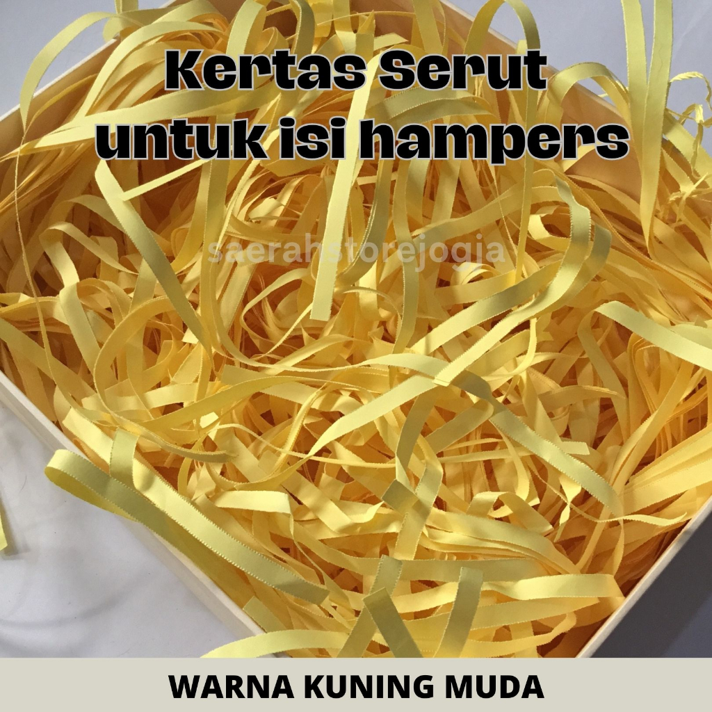 

KERTAS SERUT/CACAH ISIAN HAMPERS WARNA KUNING MUDA