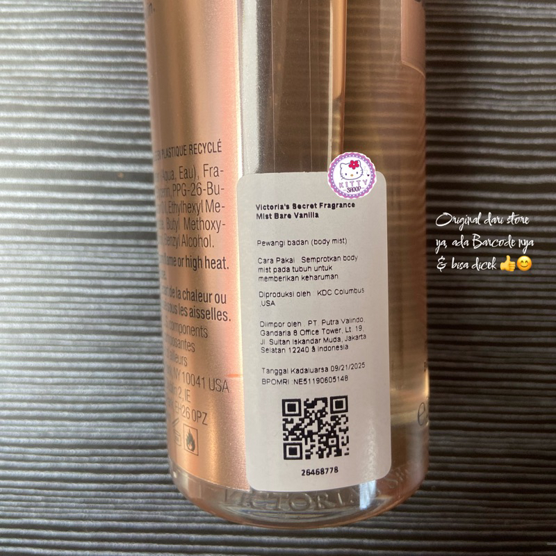 Victoria's Secret Fragrance Mist 250ml