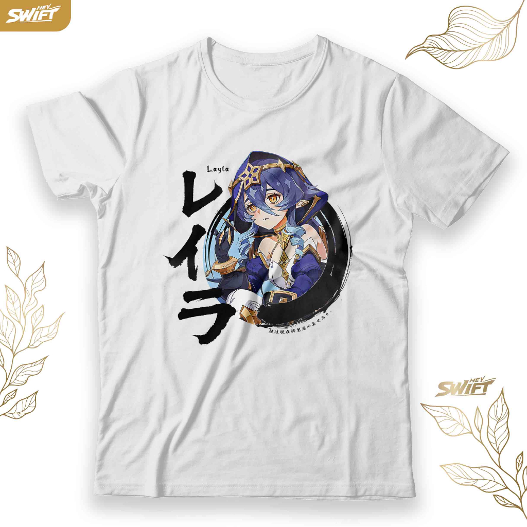 KAOS Genshin Impact Layla TSHIRT BAJU DISTRO