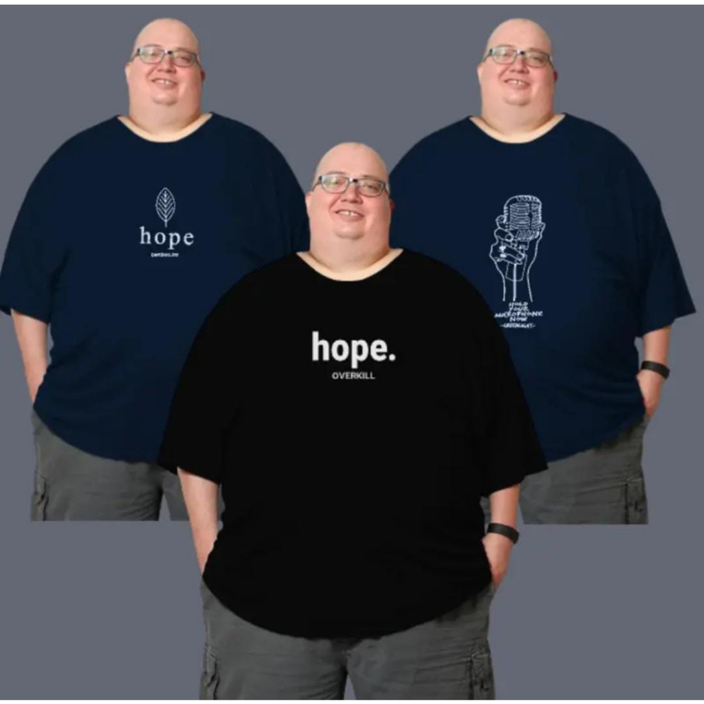 KAOS JUMBO PRIA KAOS BOMBOGIE  XXL XXXL XXXXL