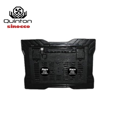 Kipas Laptop Cooling Pad Quinton Sirocco 2 Fan RGB 17inch STB Free Box