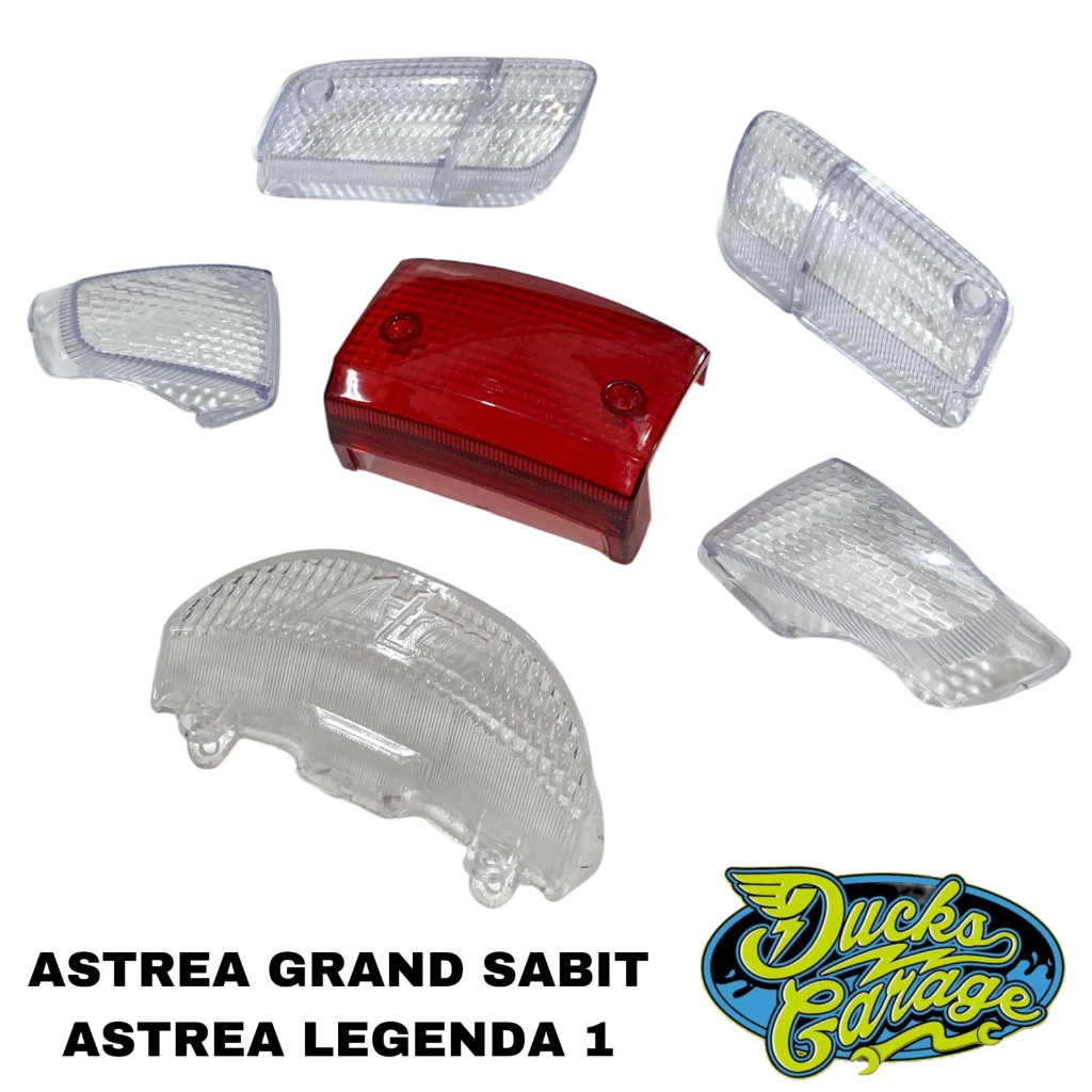 Paket Mika Lampu Stop Sein Depan Belakang Honda Astrea Grand Impressa Legenda