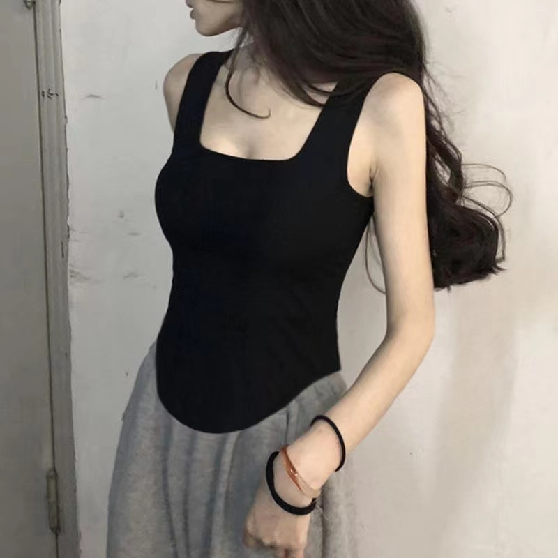 Basic TankTop Knit - Atasan Wanita Rajut Import TM (M0612)