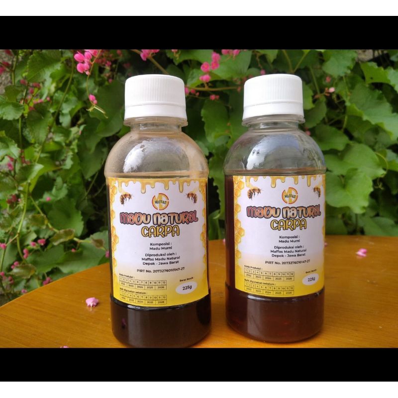 

maffas madu natural carpa 225gr merah riau hitam jambi