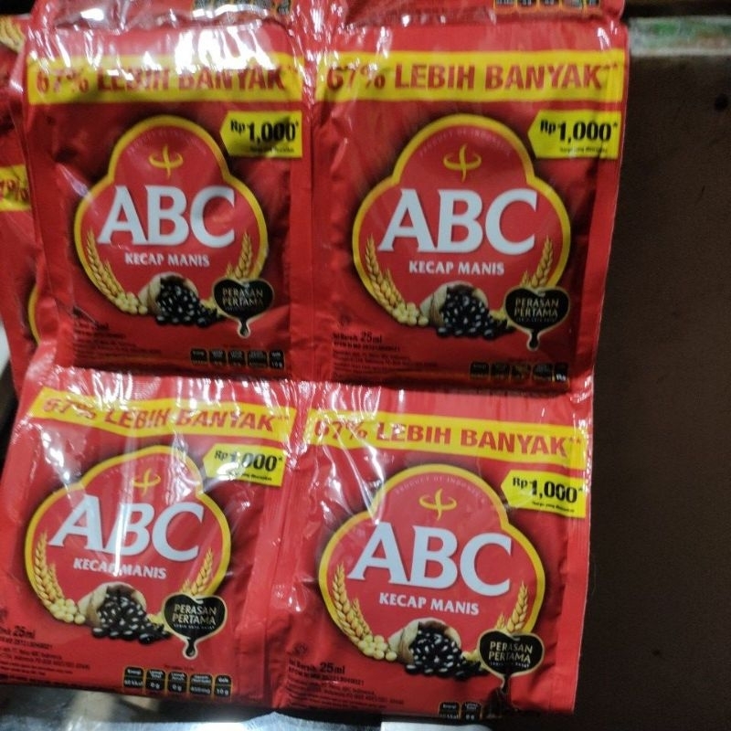 

Kecap manis ABC renceng isi 12pcs