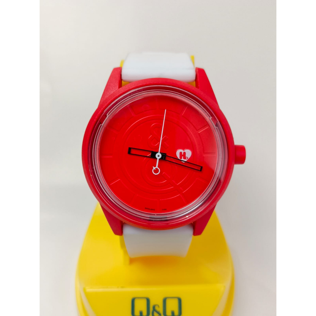 Jam Tangan Wanita Stylist Casual Karet Rubber Original Q&amp;Q QnQ QQ Smile Solar RP00 Series