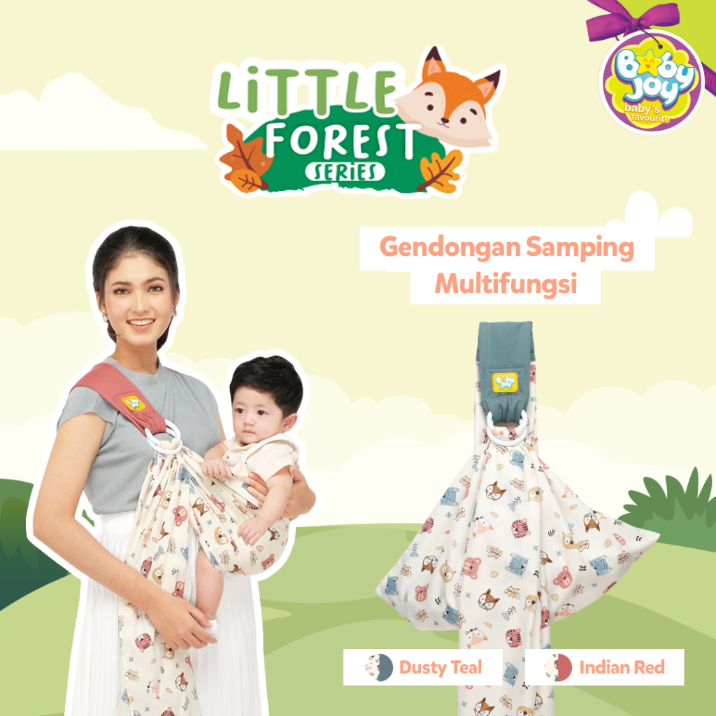 Gendongan Samping Multifungsi Little Forest Series Baby Joy - BJG2023