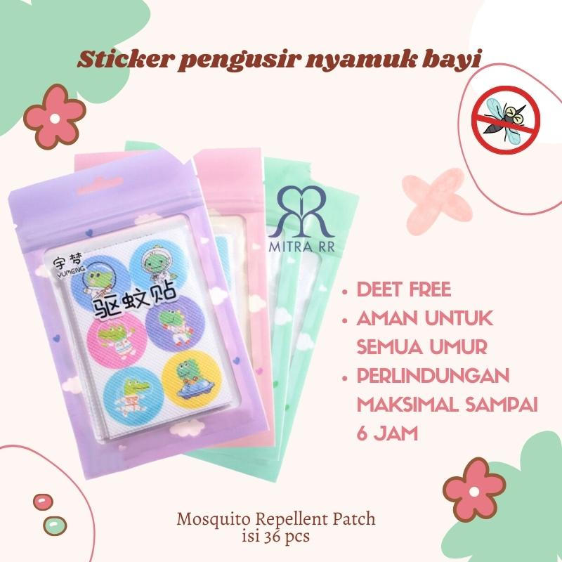 Stiker Anti Nyamuk Anak Bayi Mosquito Patch 36pcs Mosquito Repellent PATCH STICKER Anti Nyamuk isi 36pcs