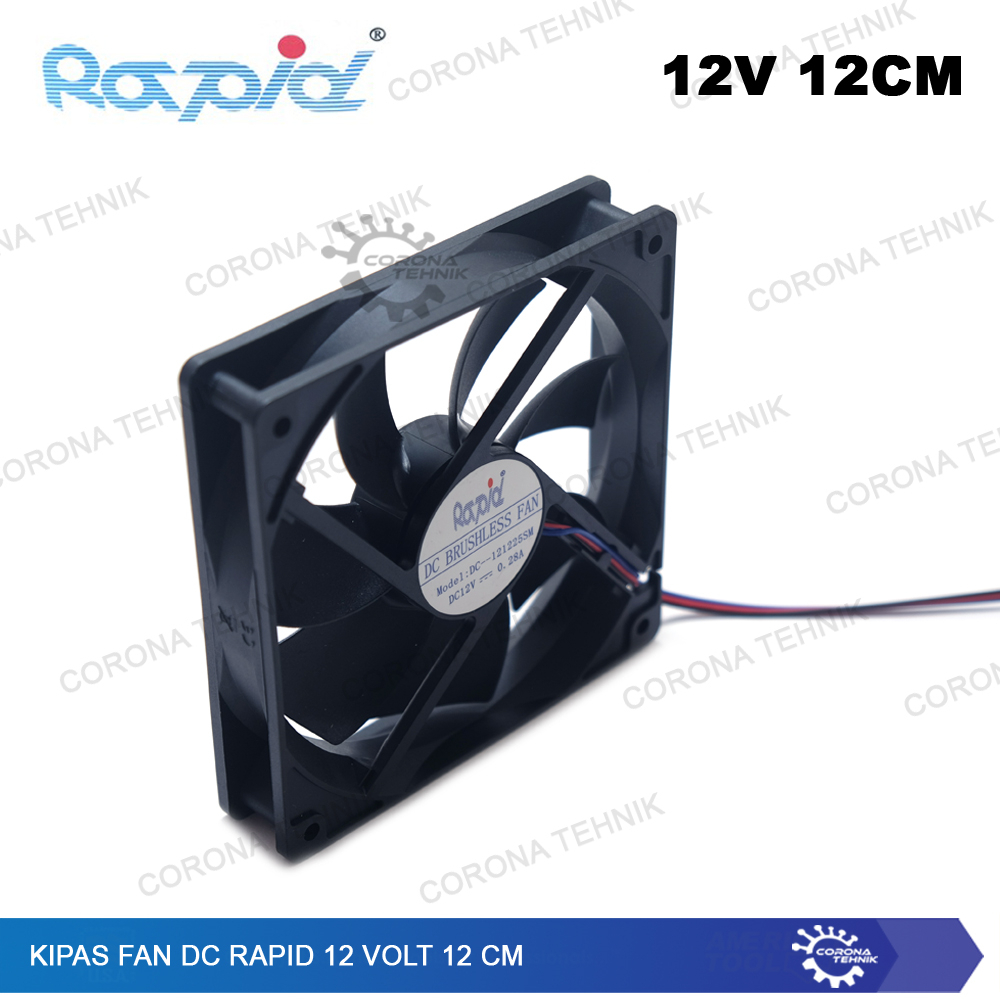 Rapid 12 cm Fan DC 12 Volt