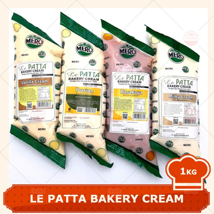 

SELAI / FILLING ISIAN LE PATTA BAKERY CREAM 1KG