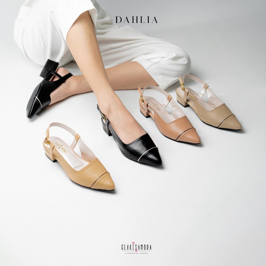 GLARISAMODA Dahlia heels 3cm / heels wanita / heels pesta / heels nyaman empuk / sepatu kerja sepatu wanita