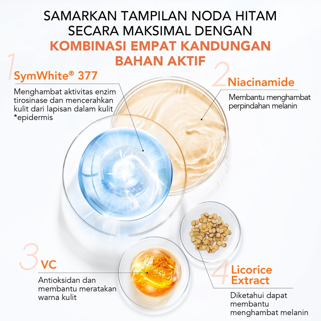 YOU Radiance Up! 8x Symwhite 377 Serum Antioksidan Memudarkan Bekas Jerawat