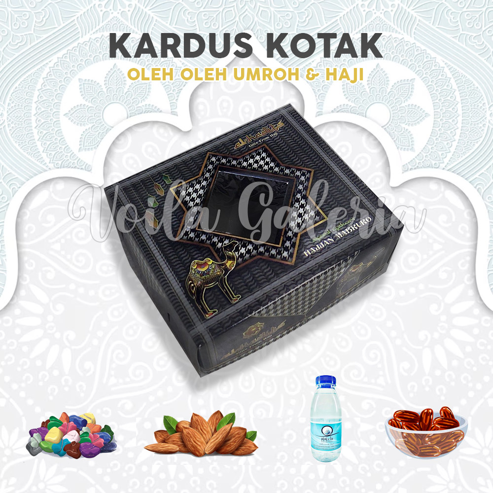 Box Kotak Kardus Oleh-oleh Haji atau Umroh - Tempat untuk air zam-zam atau makanan