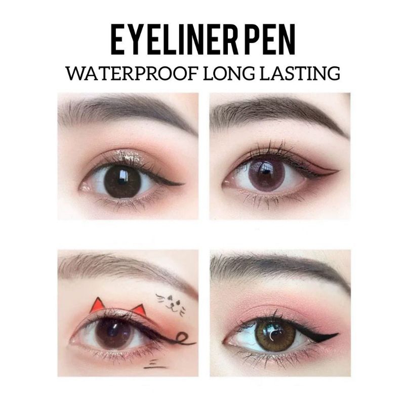 Grosir_Solo ll DNM Eyeliner pencil waterproof  long lasting tahan lama