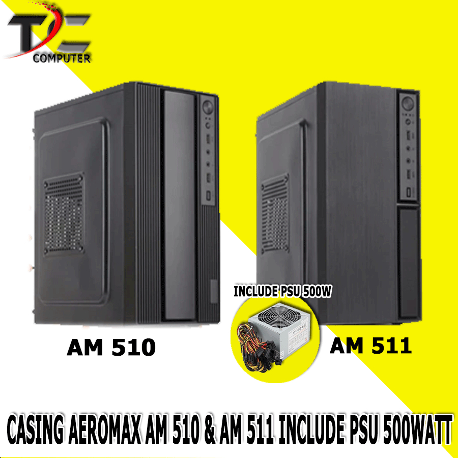 Casing PC Micro ATX ITX Power UP Aeromax 510 511 New PC KOMPUTER