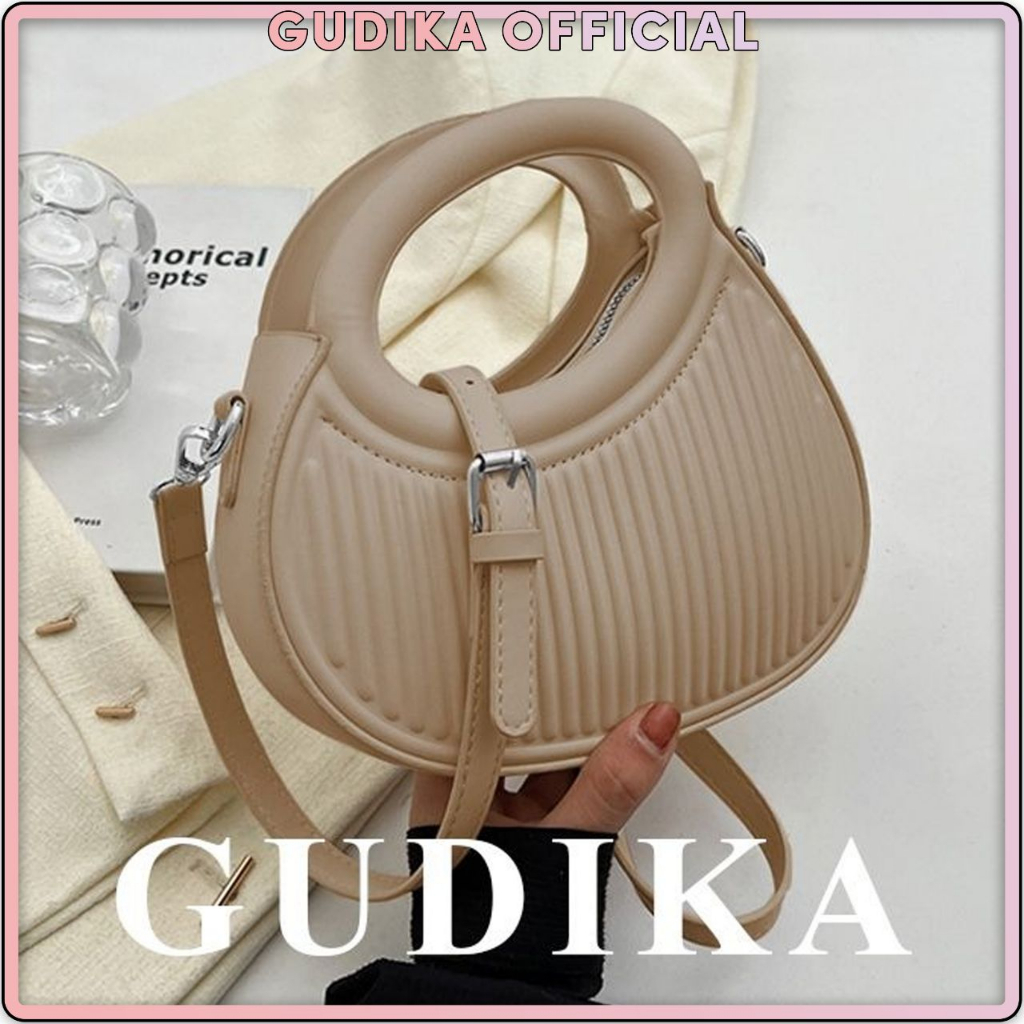 Tas GUDIKA Candy 5303 - Tas Wanita Kulit OOTD Harian Korea Style - Tas Selempang Kekinian Import Original Terbaru - sling bag - shoulder bag - tas bahu - tas kulit - tas batam - tas pesta kondangan - tas jinjing