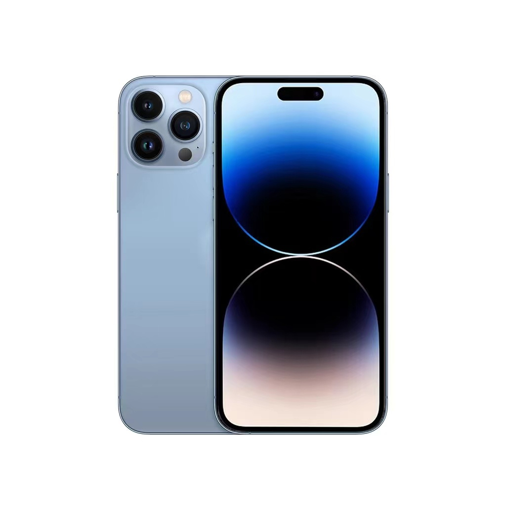 Smartphone i13 Pro Max Android hp murah i14 pro max 12GB RAM + 512GB ROM Handphone Layar 7,5inci Kamera HD Google Player 5G Telepon Bluetooth COD-i14 pro-Blue