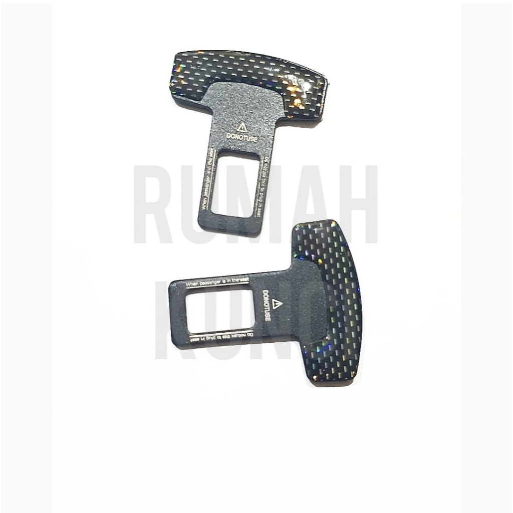 Seat Belt Buckle seatbelt buzzer Carbon alarm stopper colokan