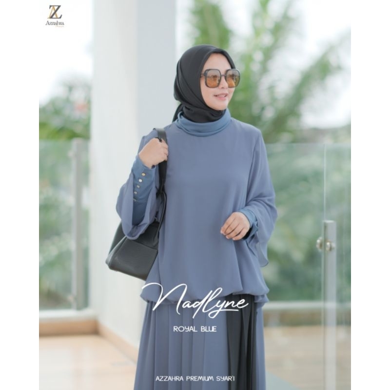 Nadlyne Set Tunik Rok By Azzahra Premium Syari