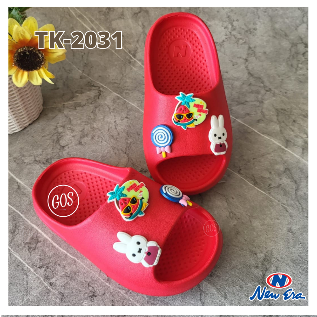 gos NEW ERA TK 2031 SANDAL BAIM SLOP ANAK original anti slip sandal santai