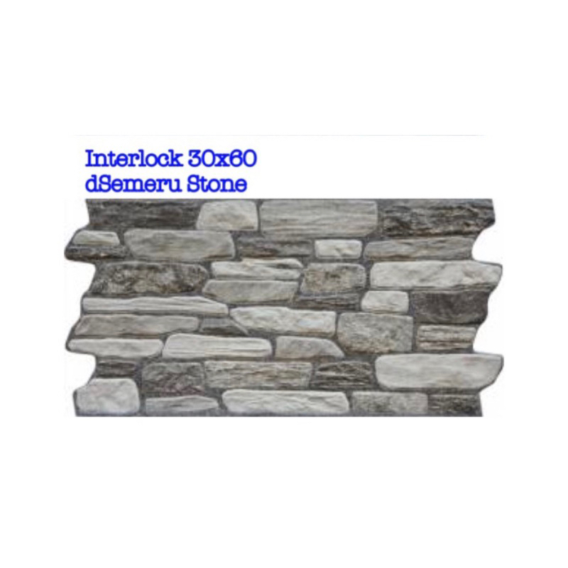 Roman keramik Interlock dSemeru Collection size 30x60