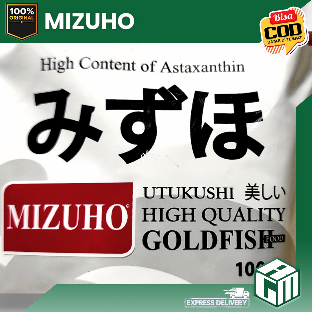 MIZUHO floating sinking makanan pakan pelet ikan mas koki goldfish