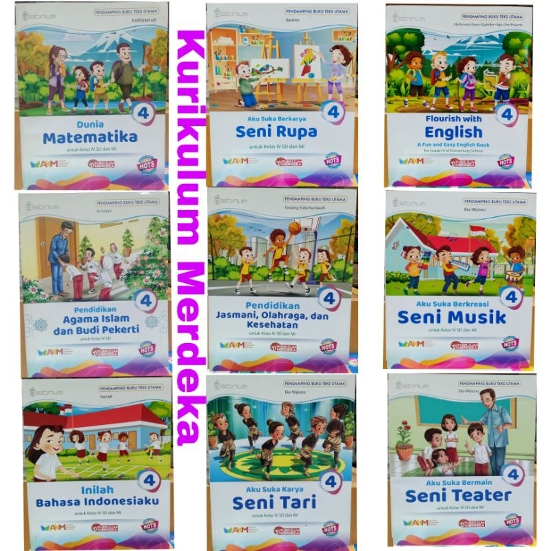 Dunia Matematika Seni Rupa Flourish With English PJOK Seni Musik Agama Islam Inilah Bahasa Indonesia