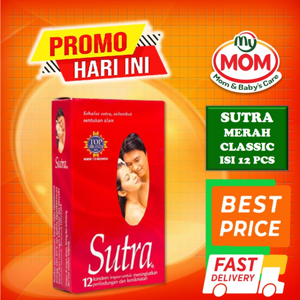 [BPOM] Kondom Sutra Classic Isi 12 Pcs / Kondom Sutra Merah / Sutra Kondom Import / MY MOM