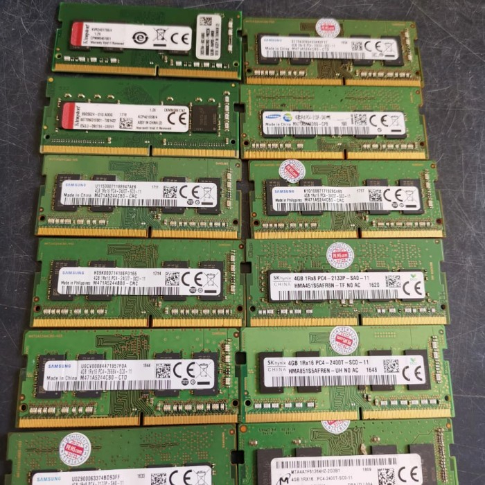 Ram Second Cabutan Laptop 2GB/4GB/8GB DDR3 DDR4