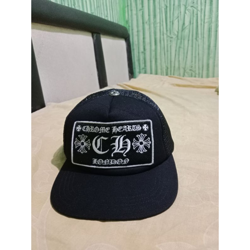 trucker hat chrome hearts
