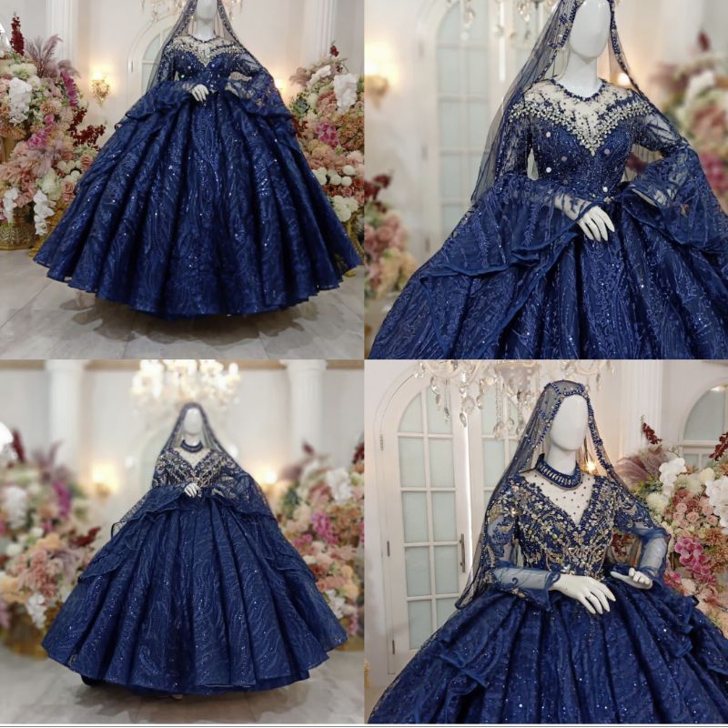 GAUN PENGANTIN BARBIE MEWAH BEREKOR//GAUN WEDDING 3 IN 1 PREMIUM MODERN//BAJU PENGANTIN