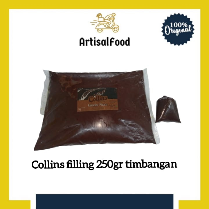 

(250 GR) COLLINS FILLING cokelat isian kue roti