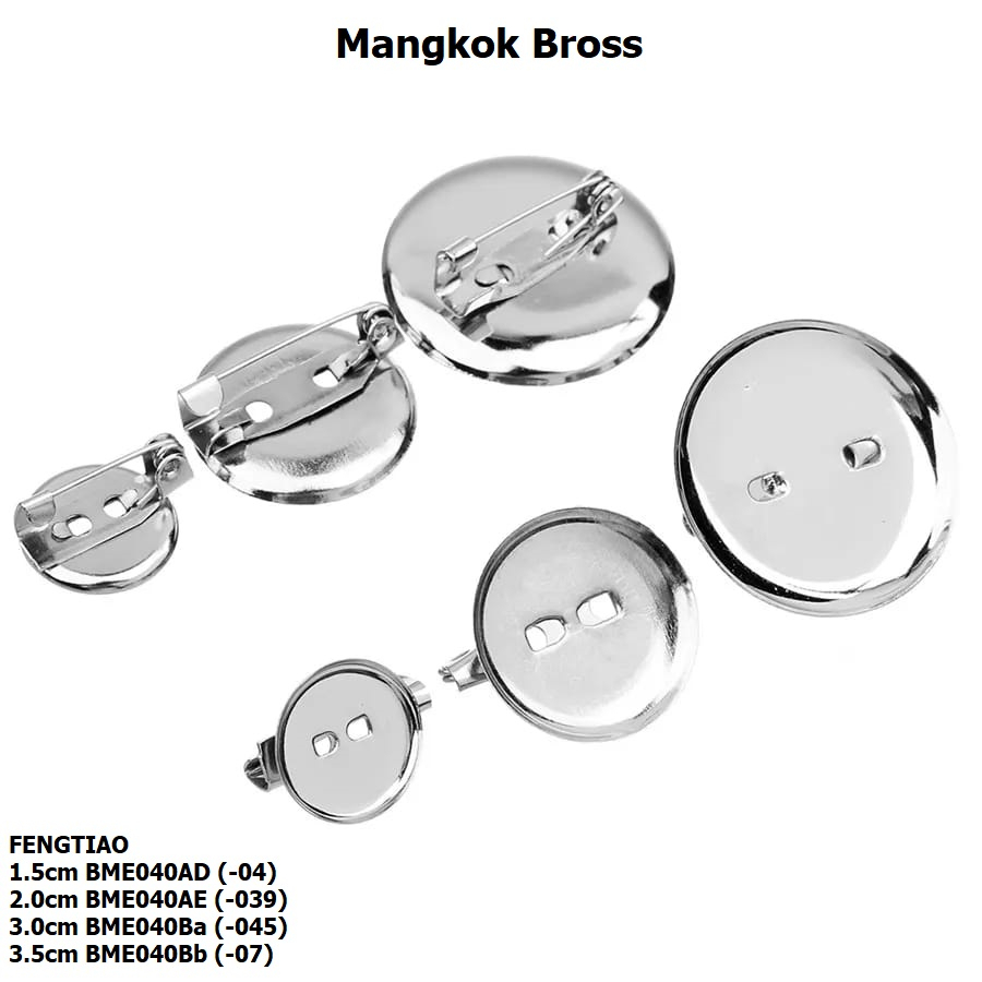 Mangkok Bross Uk 1.5 - 3.0cm Harga/1000Pc