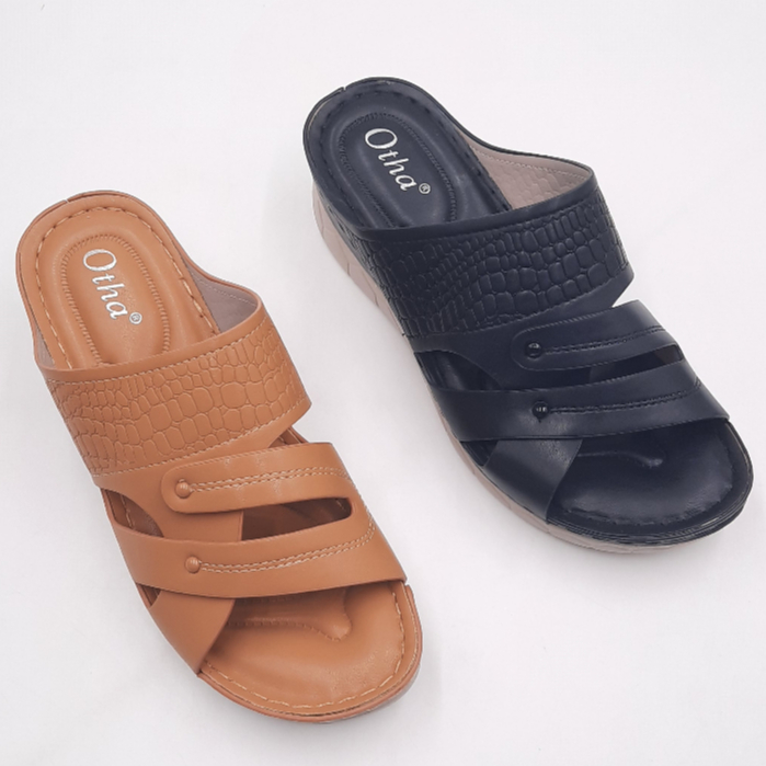 Otha Shoes - Wedges Sandal Wanita - H730 OWK