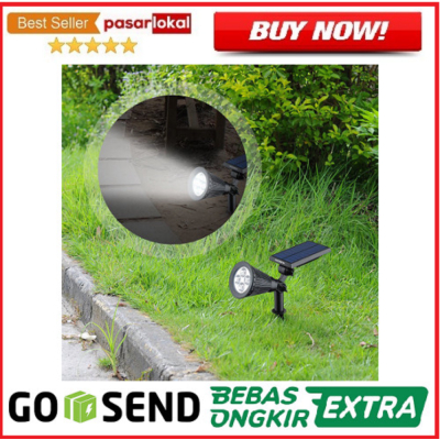 Unik Lampu Taman Energi Solar Panel 4 LED Limited