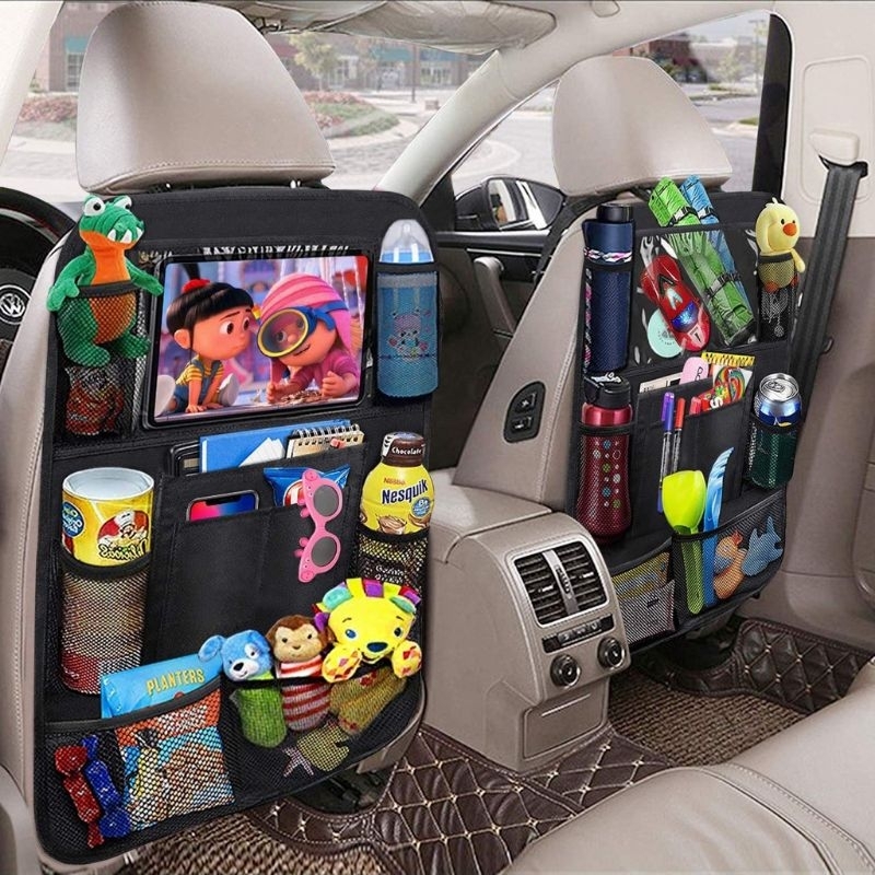 Tas Gantung Kursi Belakang Mobil Backseat h Touch Screen Tablet Gadget Holder