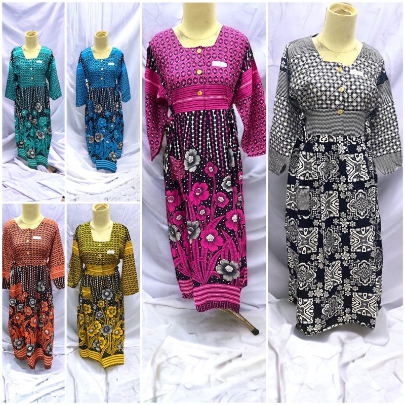 Daster Chibi 7/8 - Daster H A P Solo - Daster Busui Panjang Batik Solo / Daster Harian Batik Solo