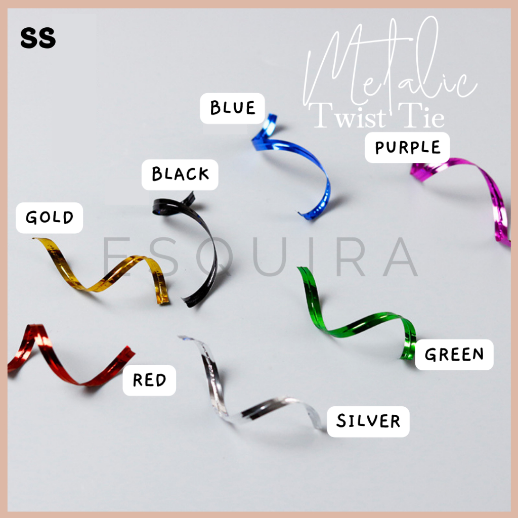 Metalic Twist Ties / Kawat Pengikat Kemasan / ± 800 pcs