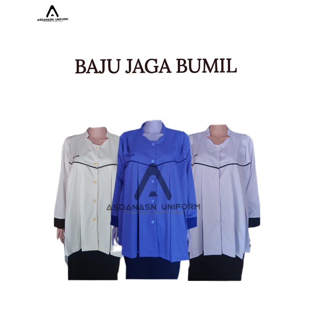 Baju Jaga Bumil / baju oka / Untuk bumil dokter / baju bumil perawat bidan