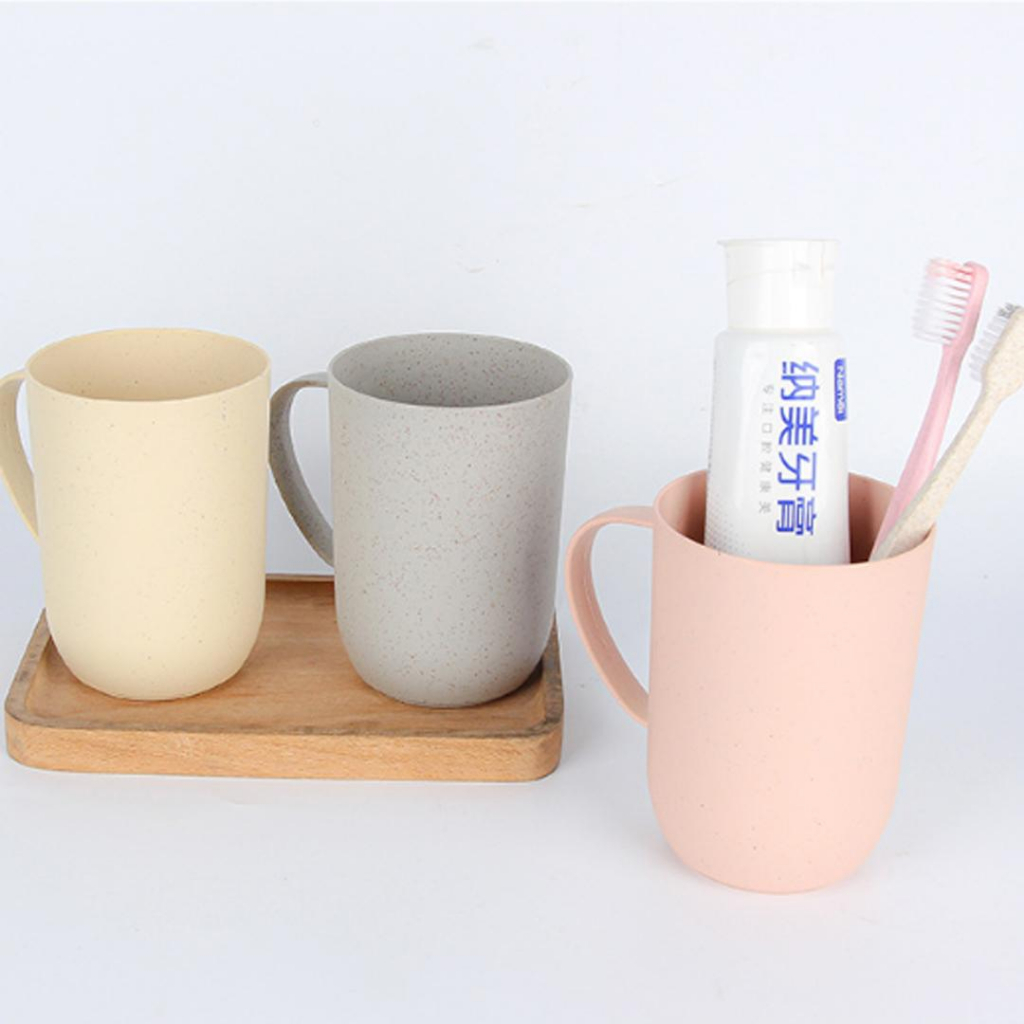 Mug Cangkir Wheat Straw /Gelas Gandum Kokoh / BPA Free /Wheat Straw Environmental Protection Cup