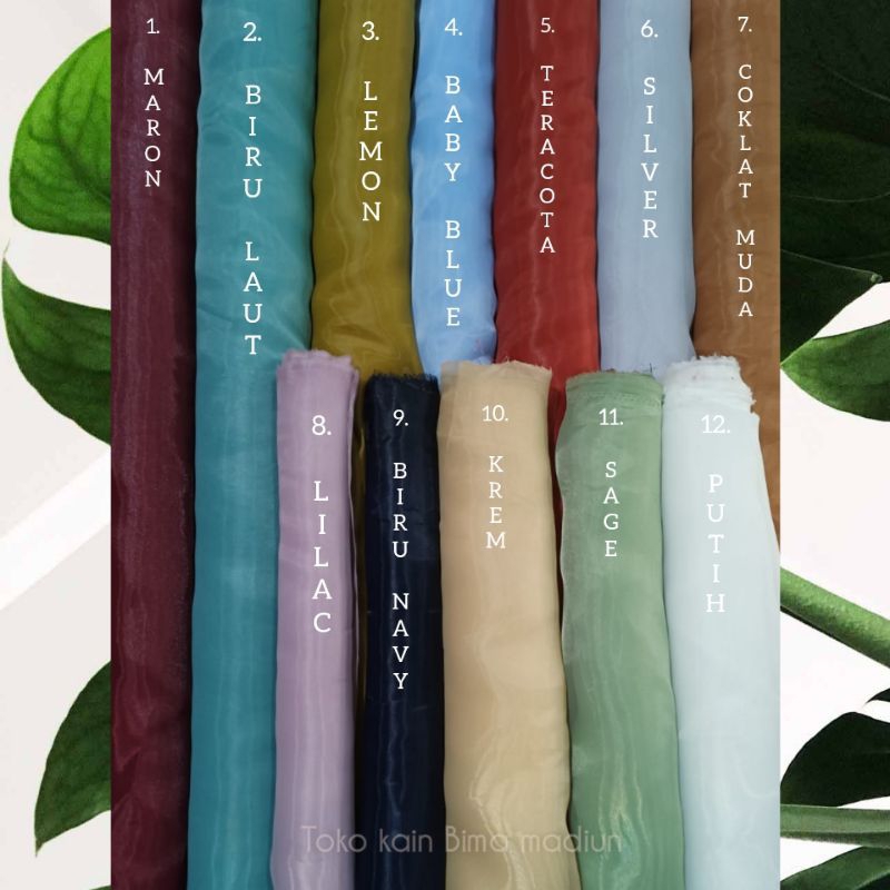 Kain Organsa/Organdi (KAIN KACA)SILK PREMIUM