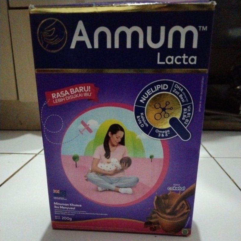 Anmum lacta 200gr (kardus luar kurang baik)